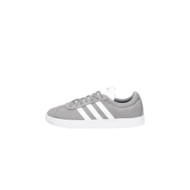 Adidas Vl Court 2.0 Low-Top Sneakers Leather Grey Colour For Women