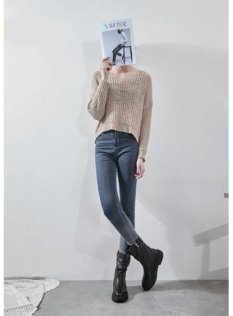 Advbridge Designer Long Boots Woman Winter Fashion Luxury Elegant Medium Heel Women's Shoes Thick Bottom Botins Ladies Wedges Heels