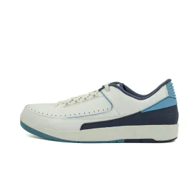 Air Jordan 2 Retro Low-Top Sneakers Leather White Colour For Men