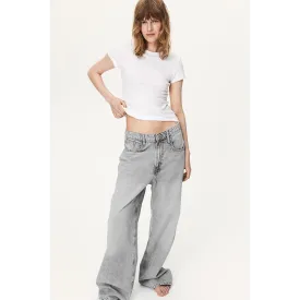 Baggy High Waist Grey Jeans