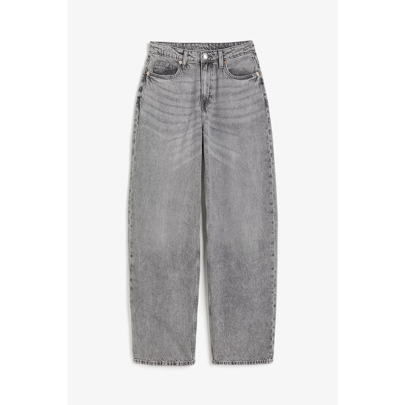 Baggy High Waist Grey Jeans