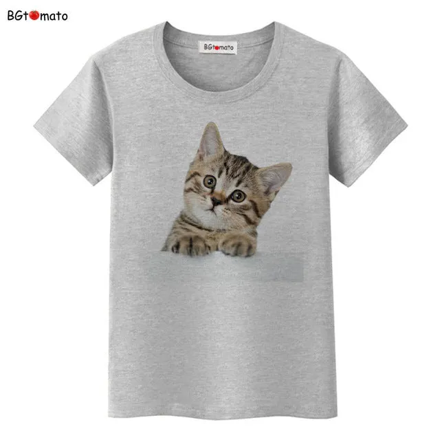 BGtomato Super cute 3D cats T-shirt women lovely cool summer clothes Good quality comfortable tops casual tees brand shirts