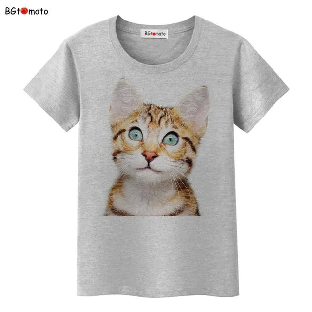 BGtomato Super cute 3D cats T-shirt women lovely cool summer clothes Good quality comfortable tops casual tees brand shirts