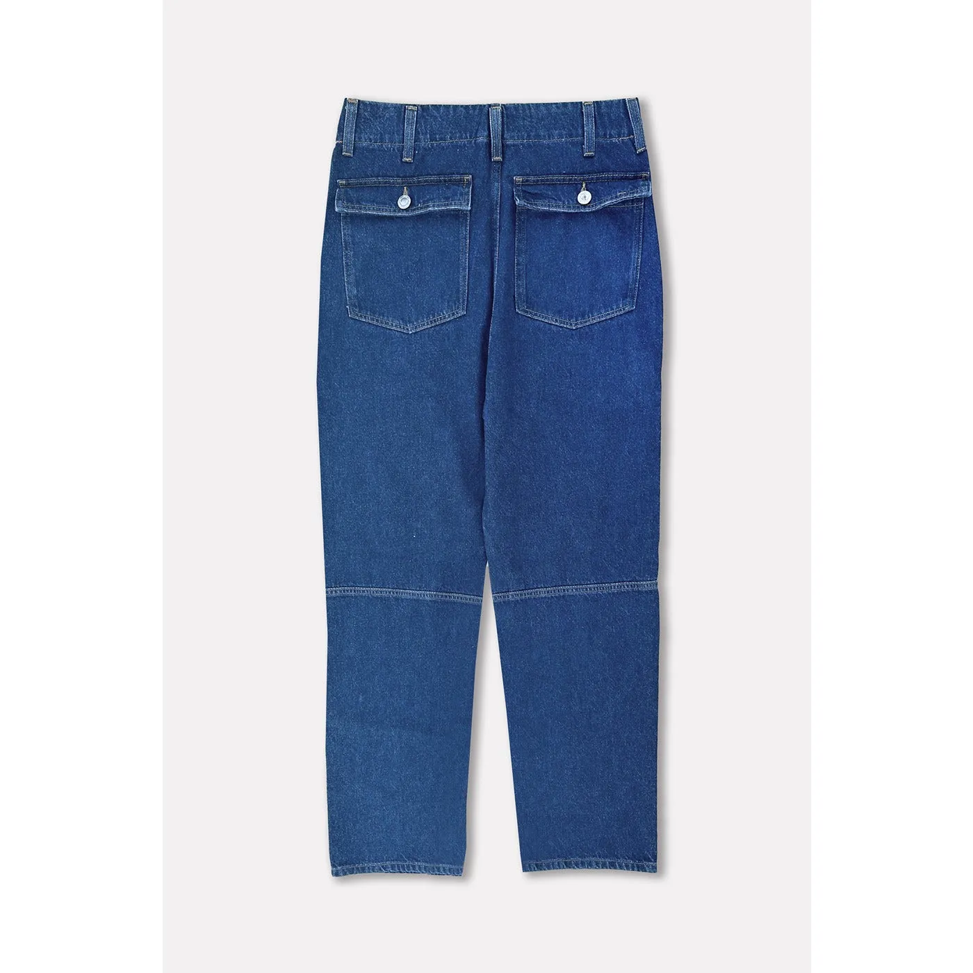 Blue Loose Fit Utility Jeans