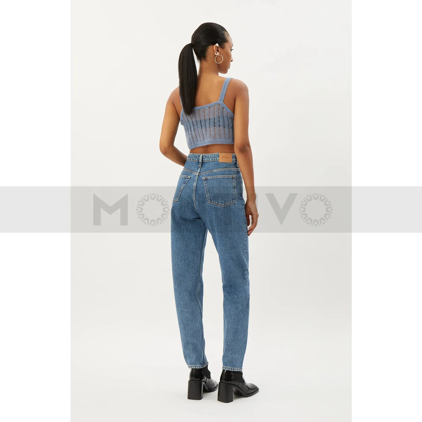 Blue Mom Slim Jeans