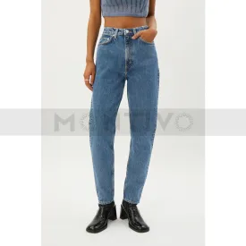 Blue Mom Slim Jeans