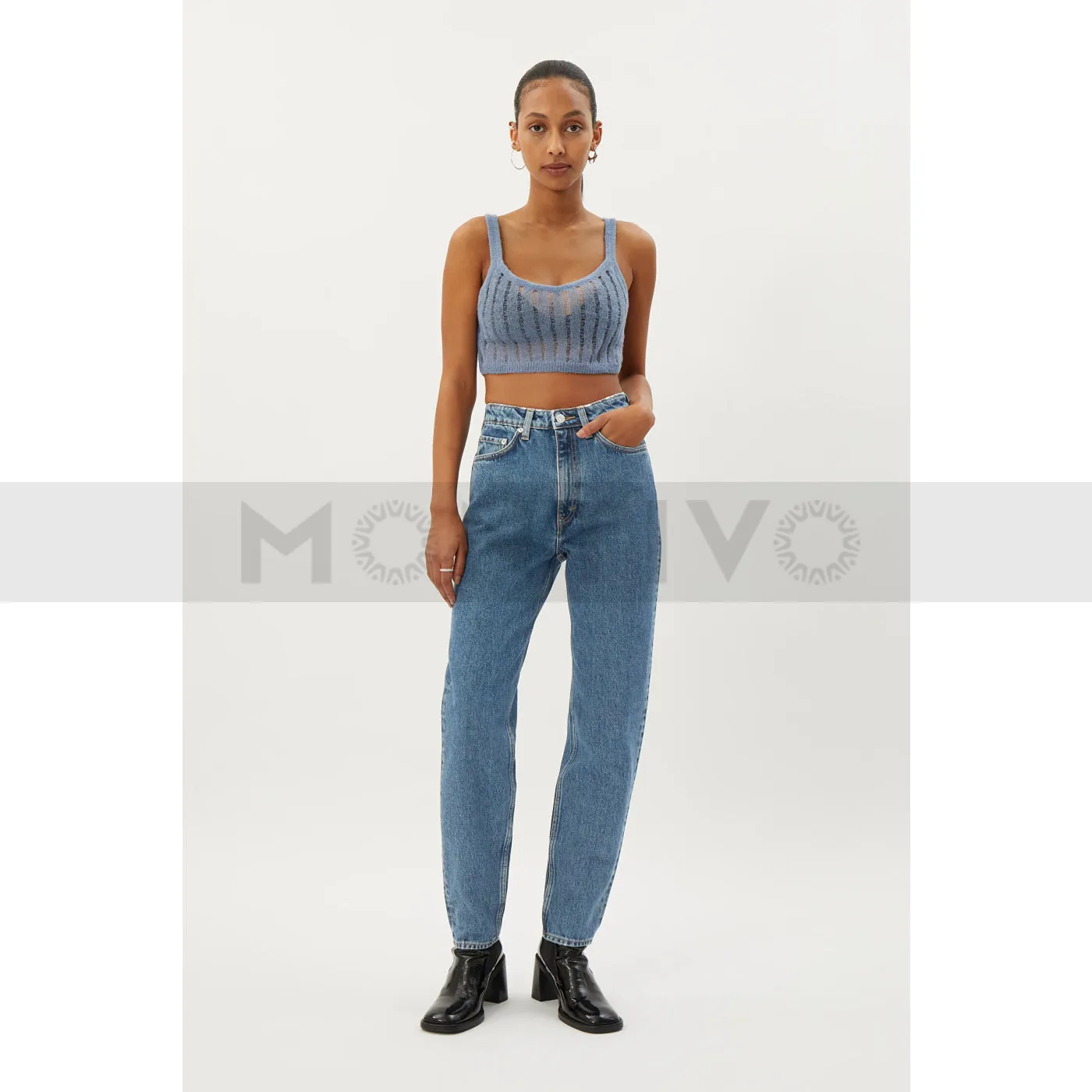 Blue Mom Slim Jeans