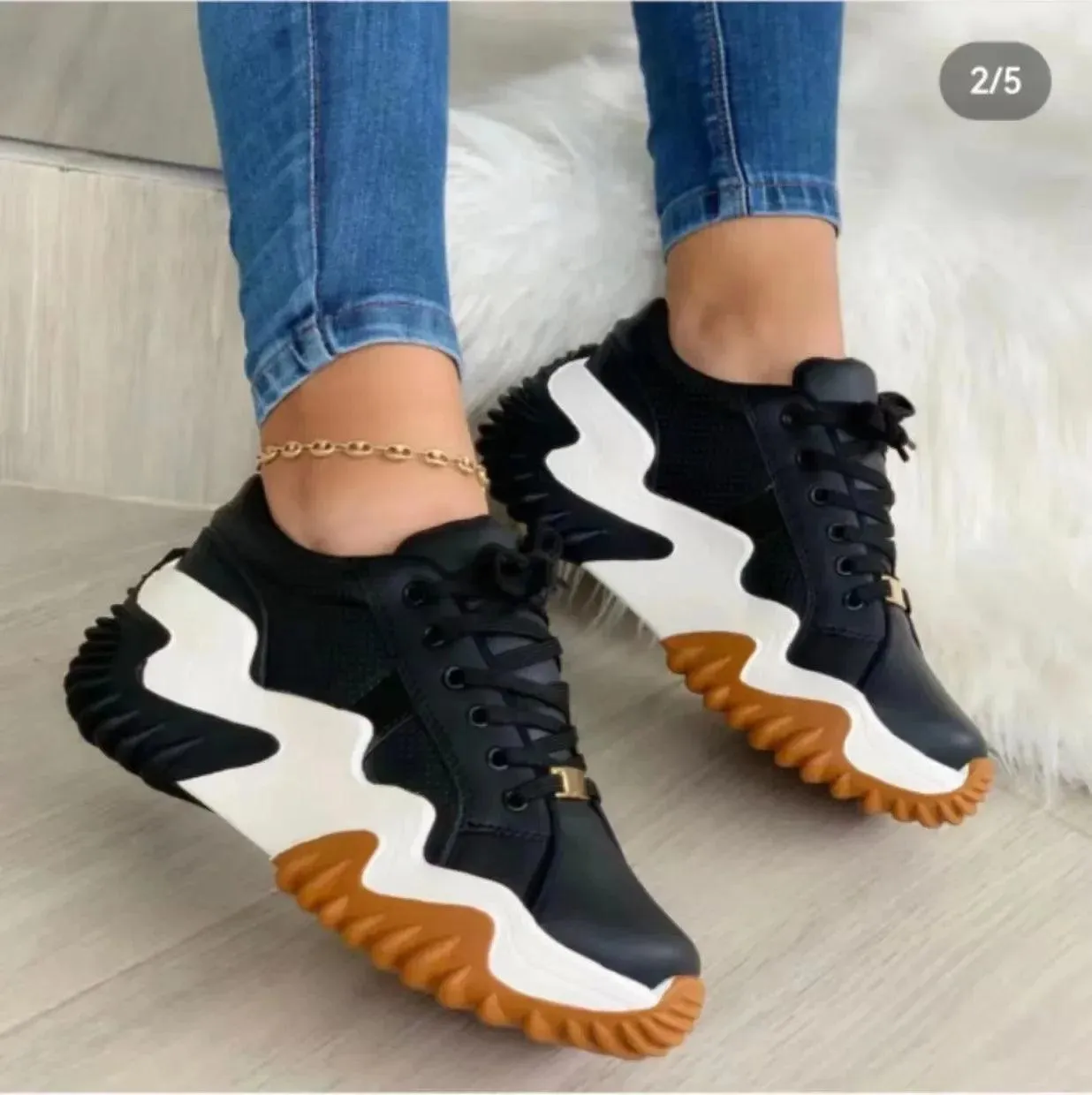 Carauana YUDX Female Casual Platform Sneakers | Spring/Autumn Fashion sneackers