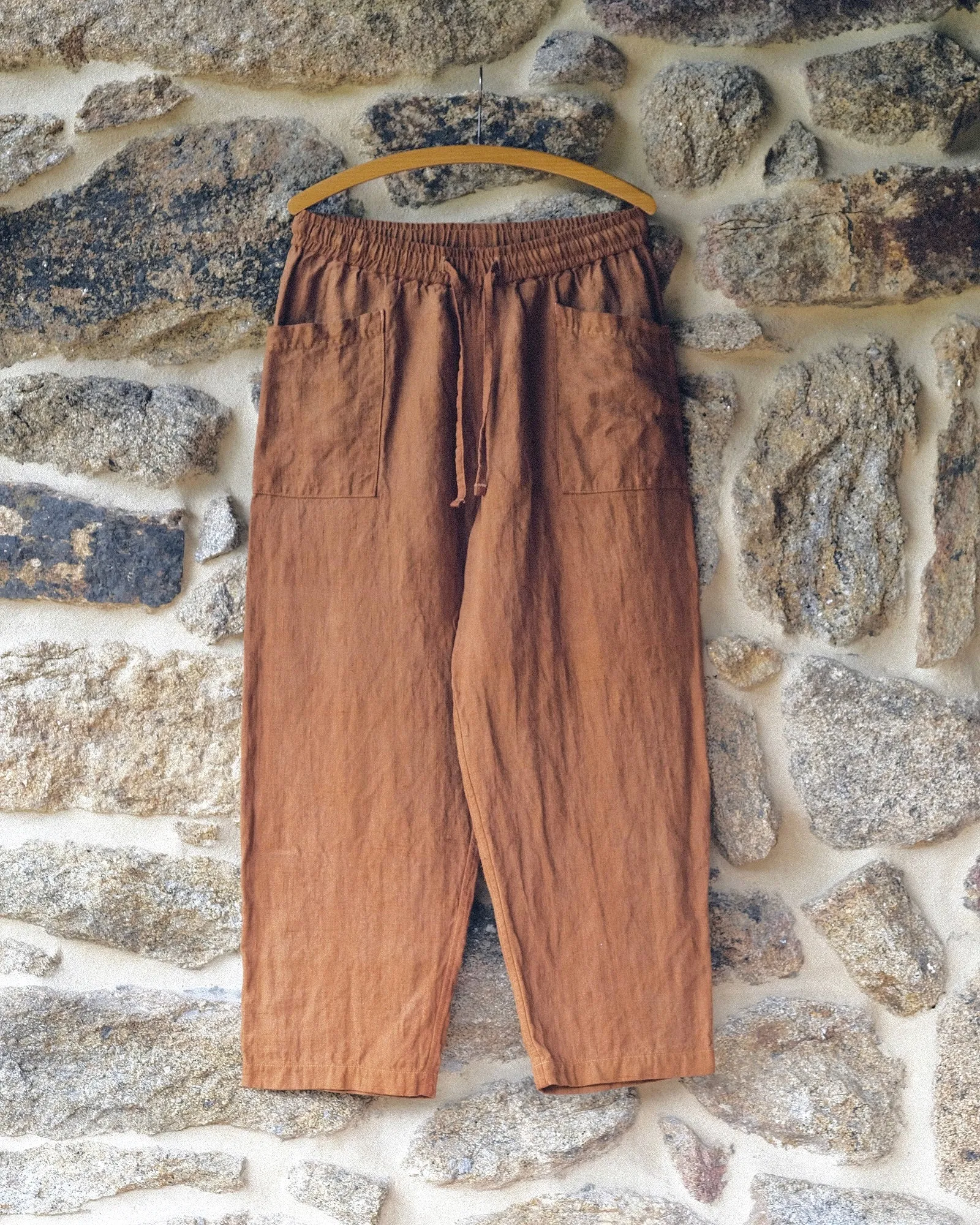 Cutch Hand-Dyed Hemp Easy Trousers