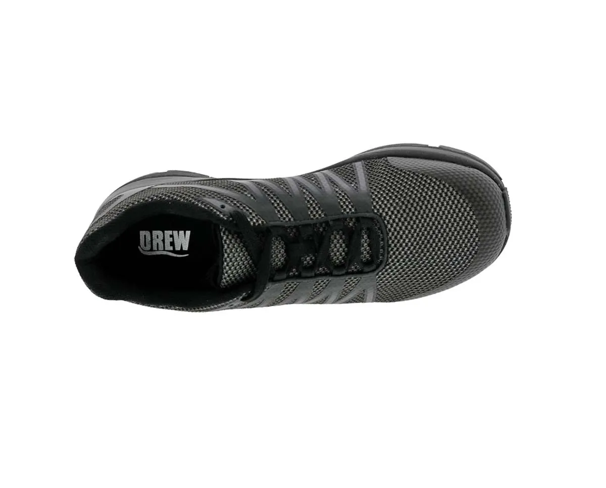 Drew Player Men Athletic Shoe In Black Mesh Combo