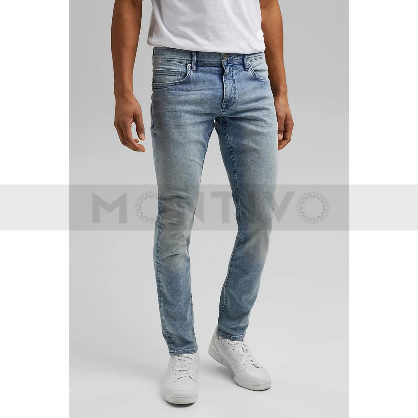 Edc Slim Stretch Blue Jeans