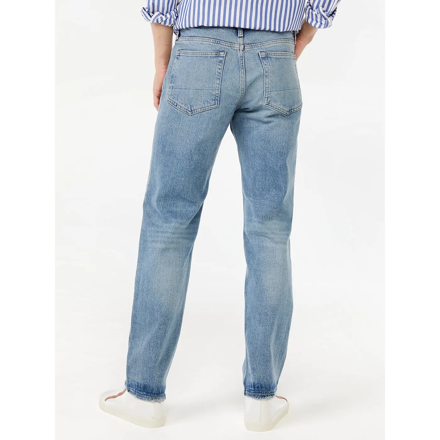 FA Modern Straight Multi Patch Jeans