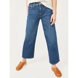 FA Super High Crop Wide Straight Jeans