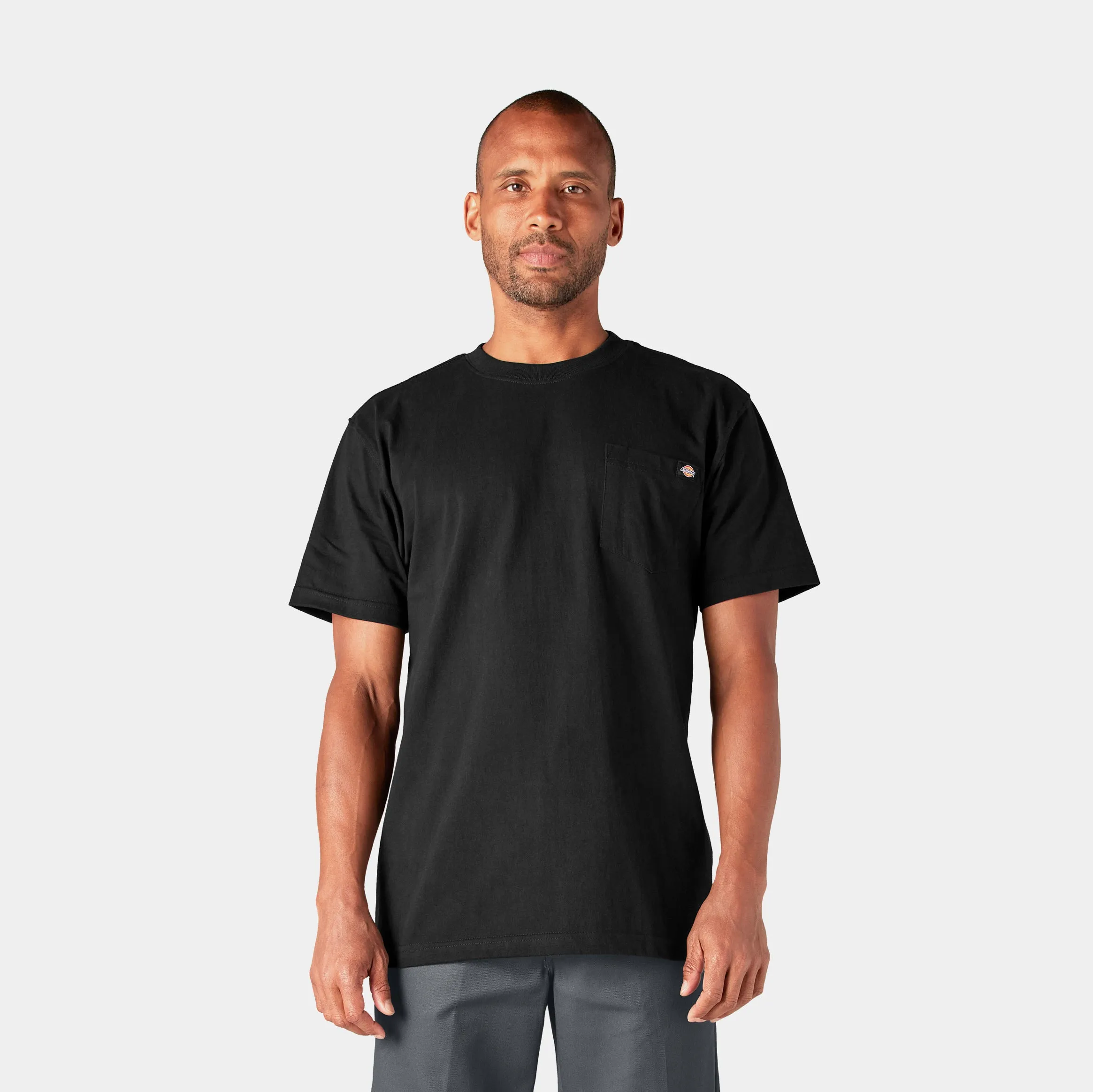 Heavyweight Crew Mens Short Sleeve Shirt (Black)