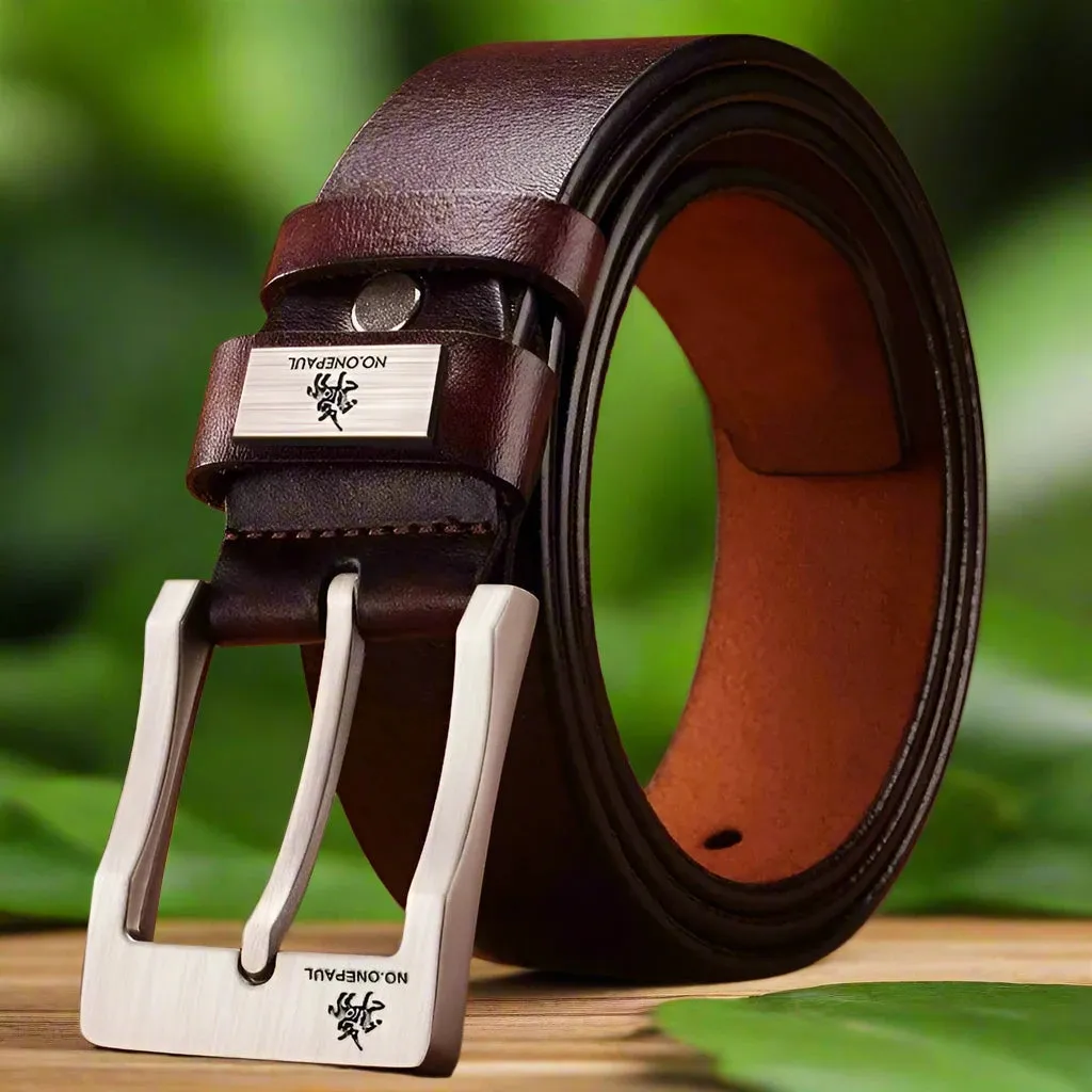 JIFANPAUL Men’s Genuine Leather Belt – Stylish & Durable Belts for All Occasions