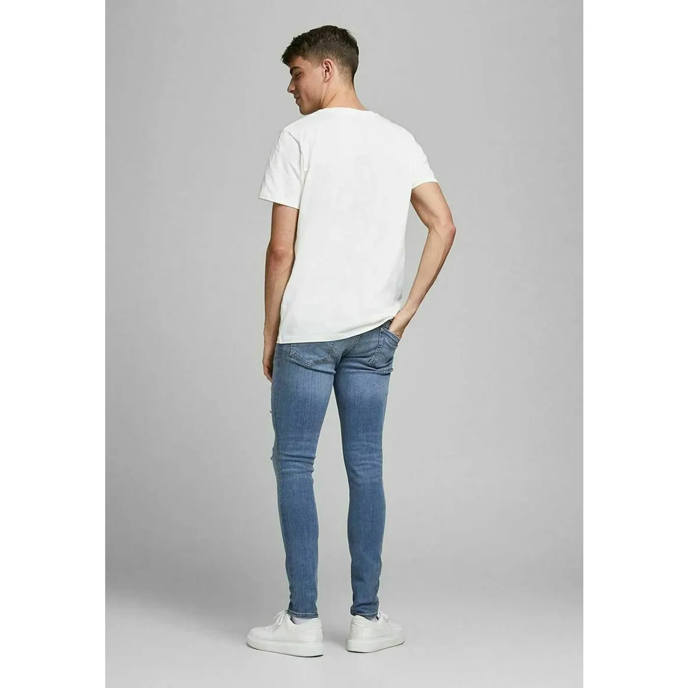 JJ Skinny Blue Ripped Jeans