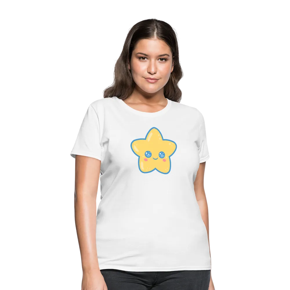 Kawaii Star Women's White T-Shirt