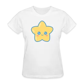 Kawaii Star Women's White T-Shirt