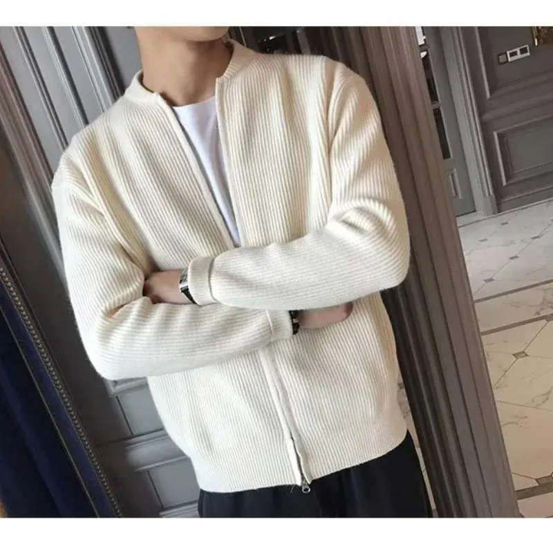 Men's Slim Fit Knitted Cardigan Jacket