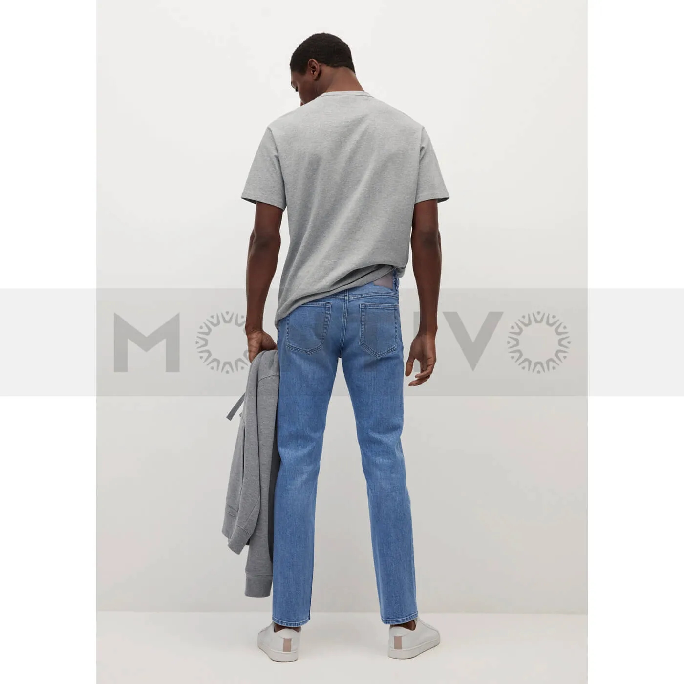 MNG Slim Fit Medium Wash Jeans