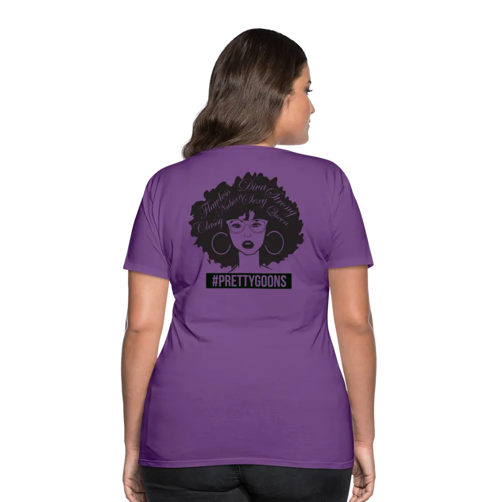 PRETTY GOONS AFRO AFFIRMATION Women’s Premium T-Shirt