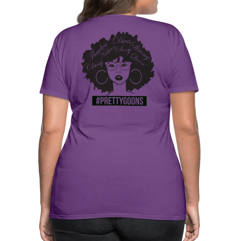 PRETTY GOONS AFRO AFFIRMATION Women’s Premium T-Shirt