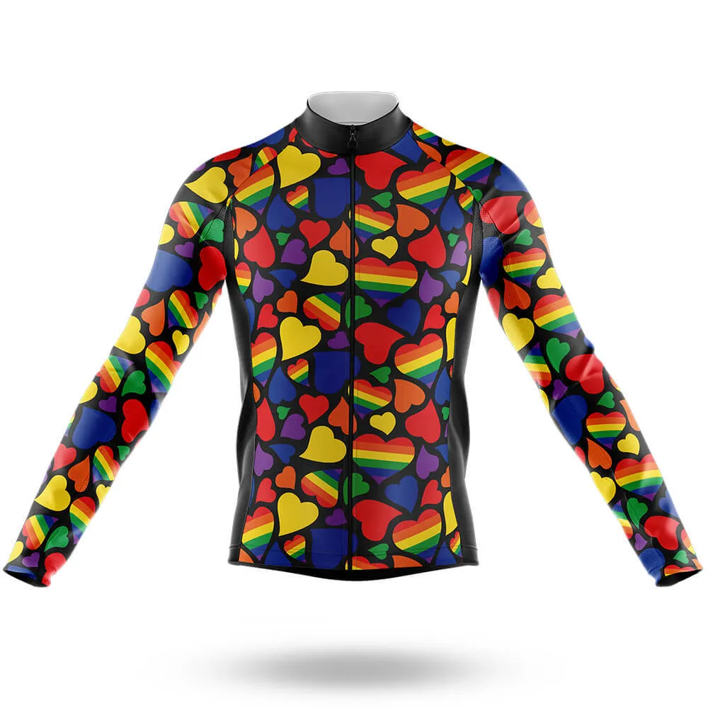 Pride Hearts - Men's Cycling Kit