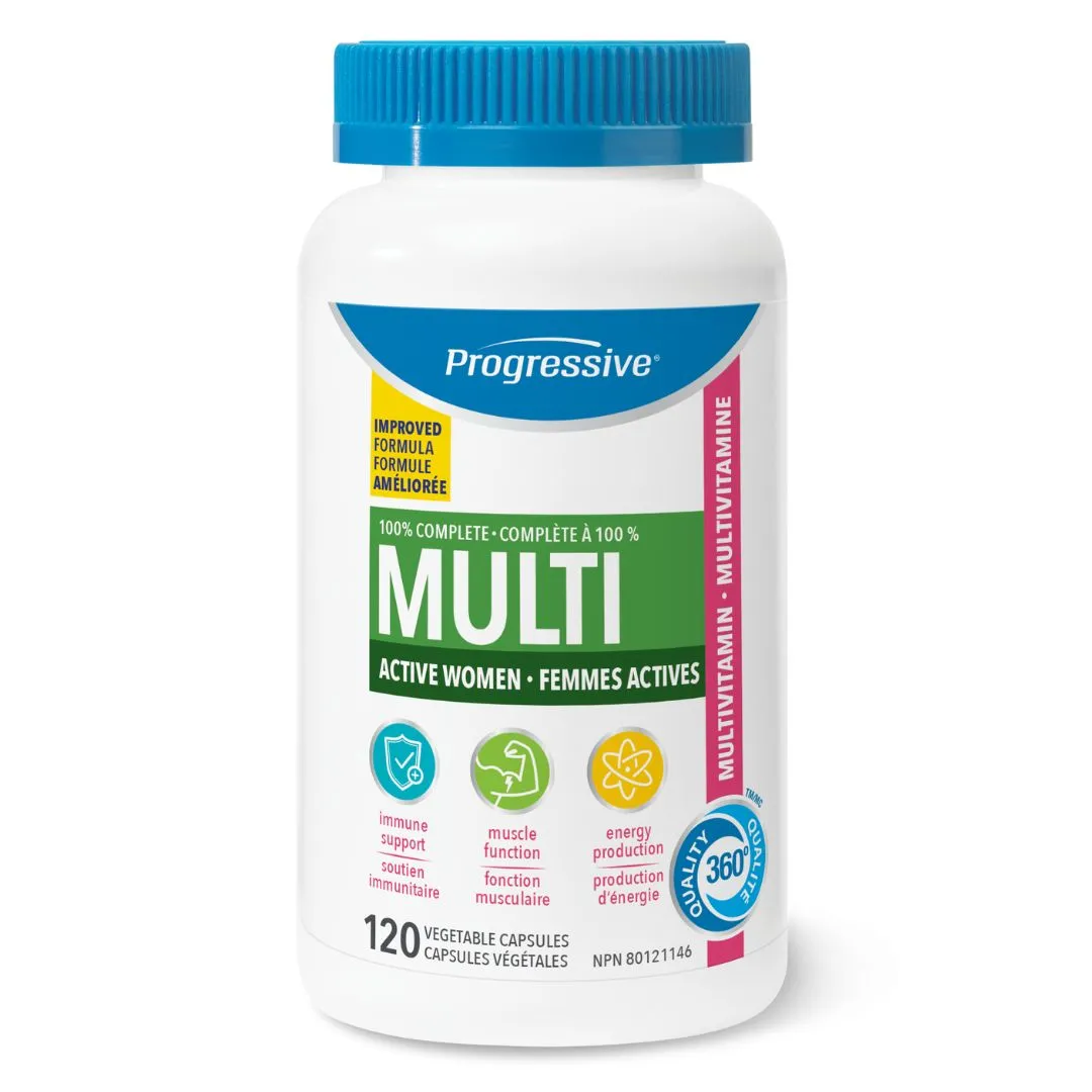 Progressive Active Women Multivitamin (120 VCaps)