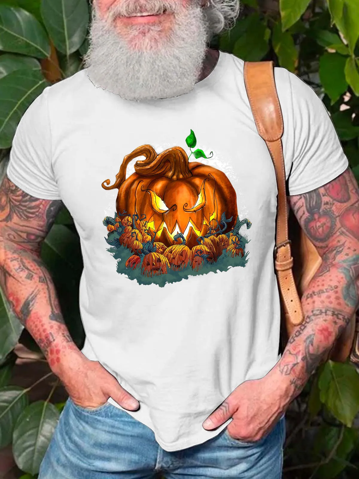 Pumpkin Patch Halloween Men T-shirt