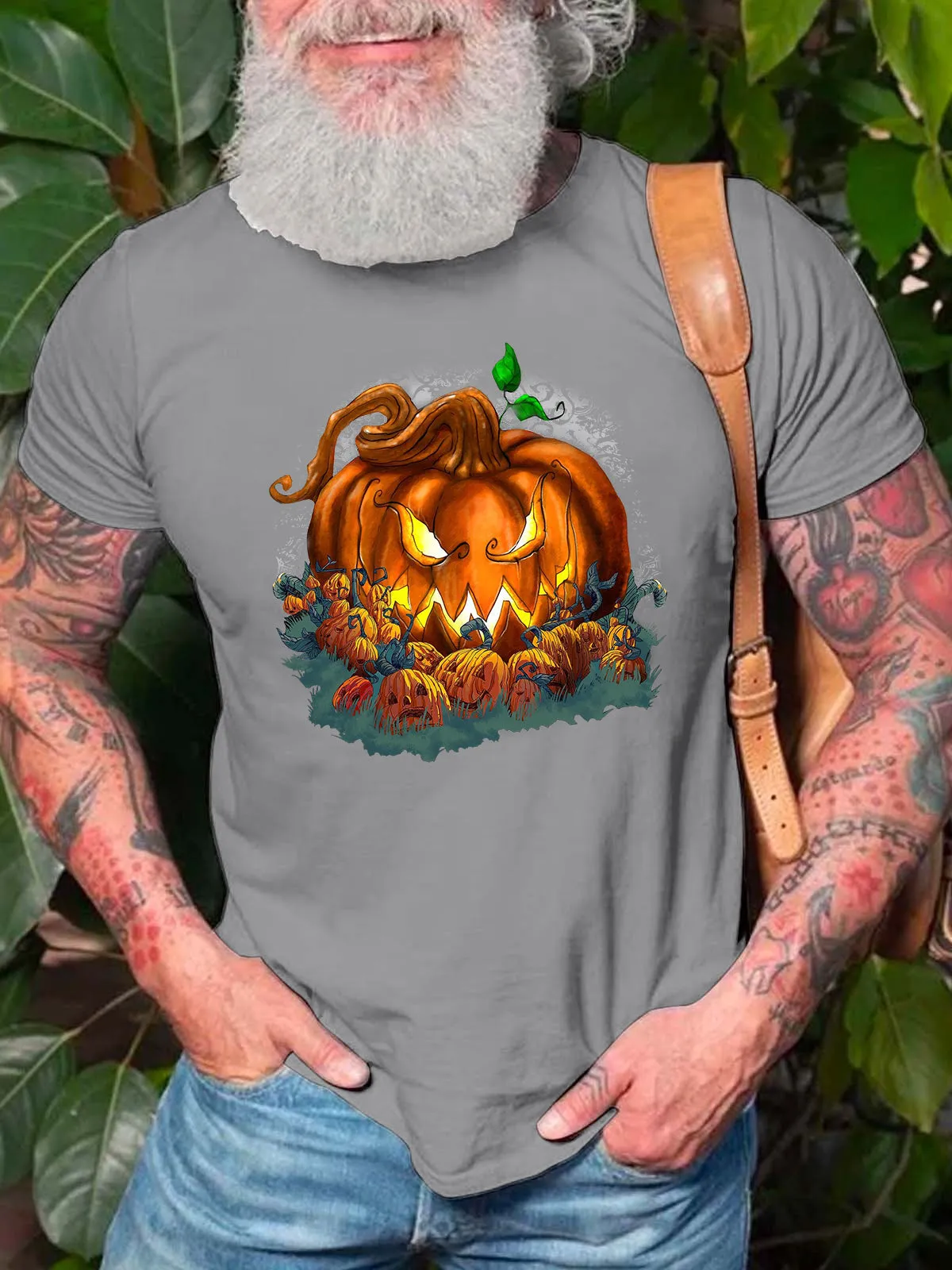 Pumpkin Patch Halloween Men T-shirt