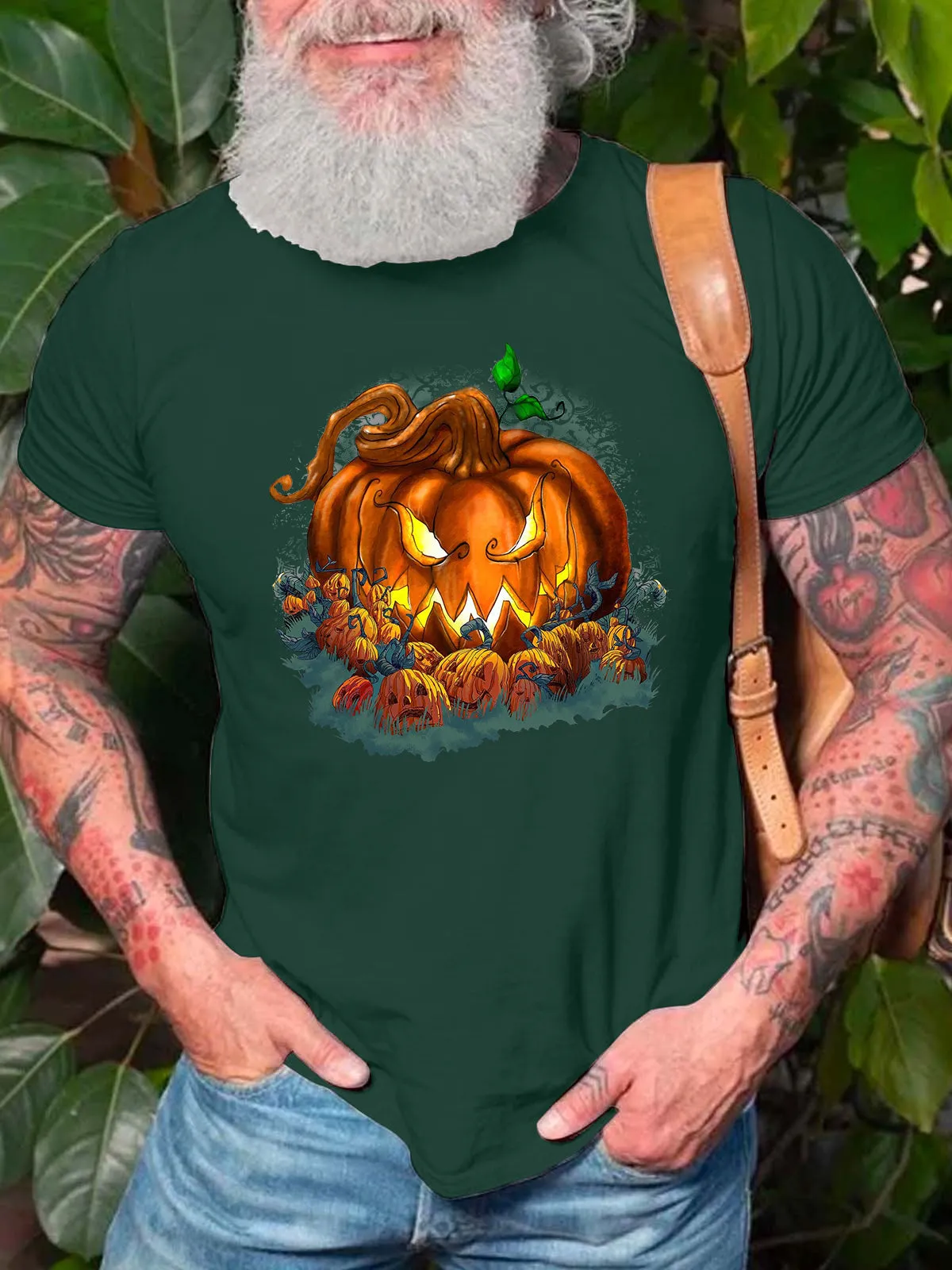 Pumpkin Patch Halloween Men T-shirt