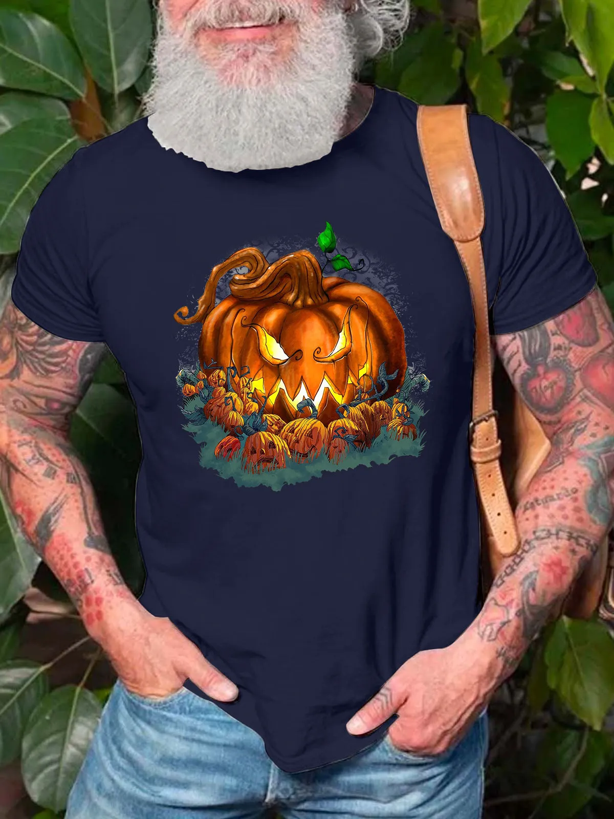 Pumpkin Patch Halloween Men T-shirt