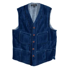 Selvedge Indigo Corduroy Vest