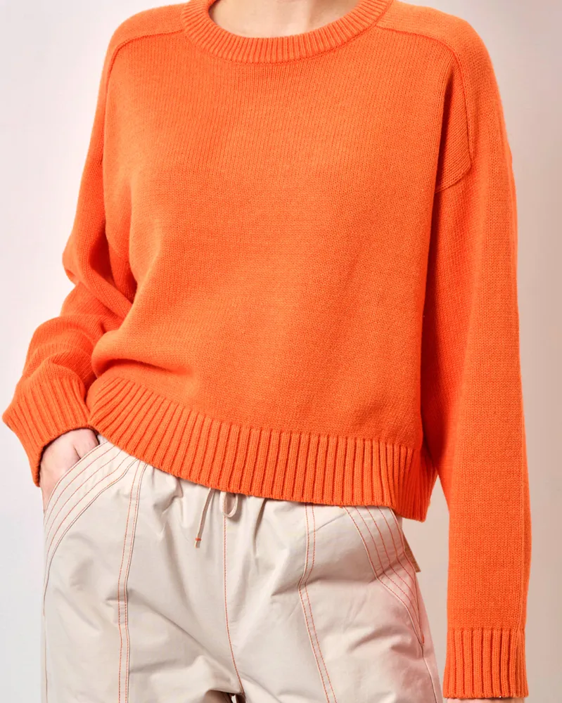 Seville Knit Jumper - Orange