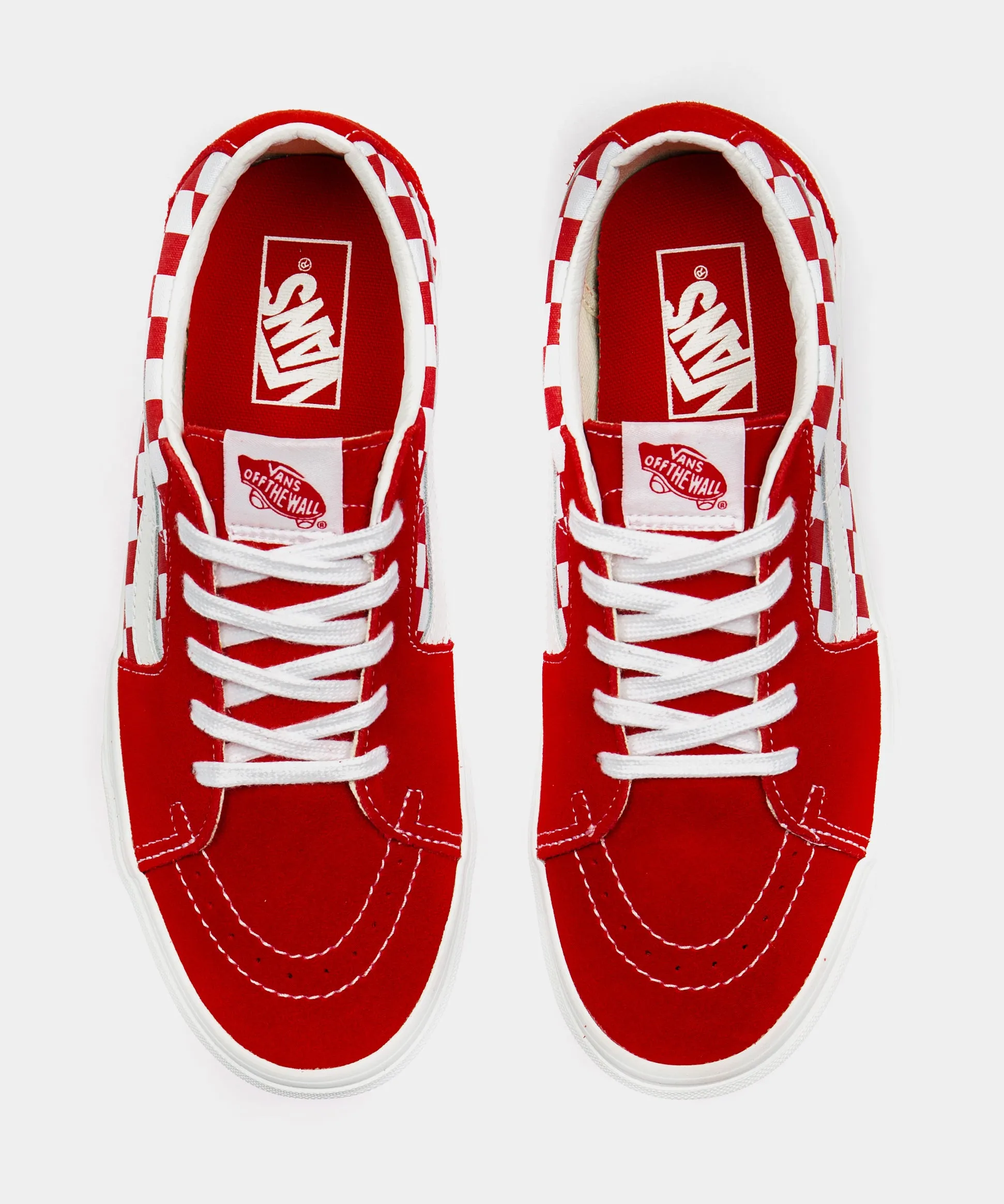 SK8 Low Mens Skate Shoes (Red/White)