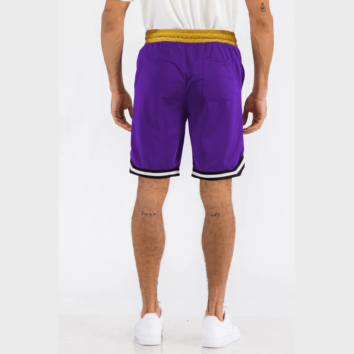 Striped Jordan Basketball Shorts