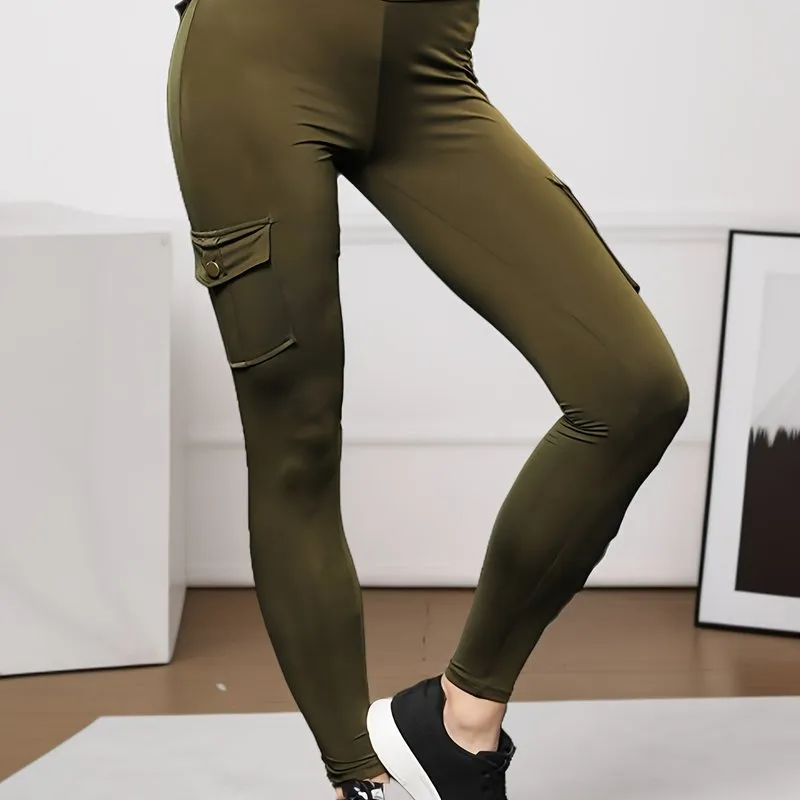 Stylish Cargo Leggings for Women Perfect for SpringFall