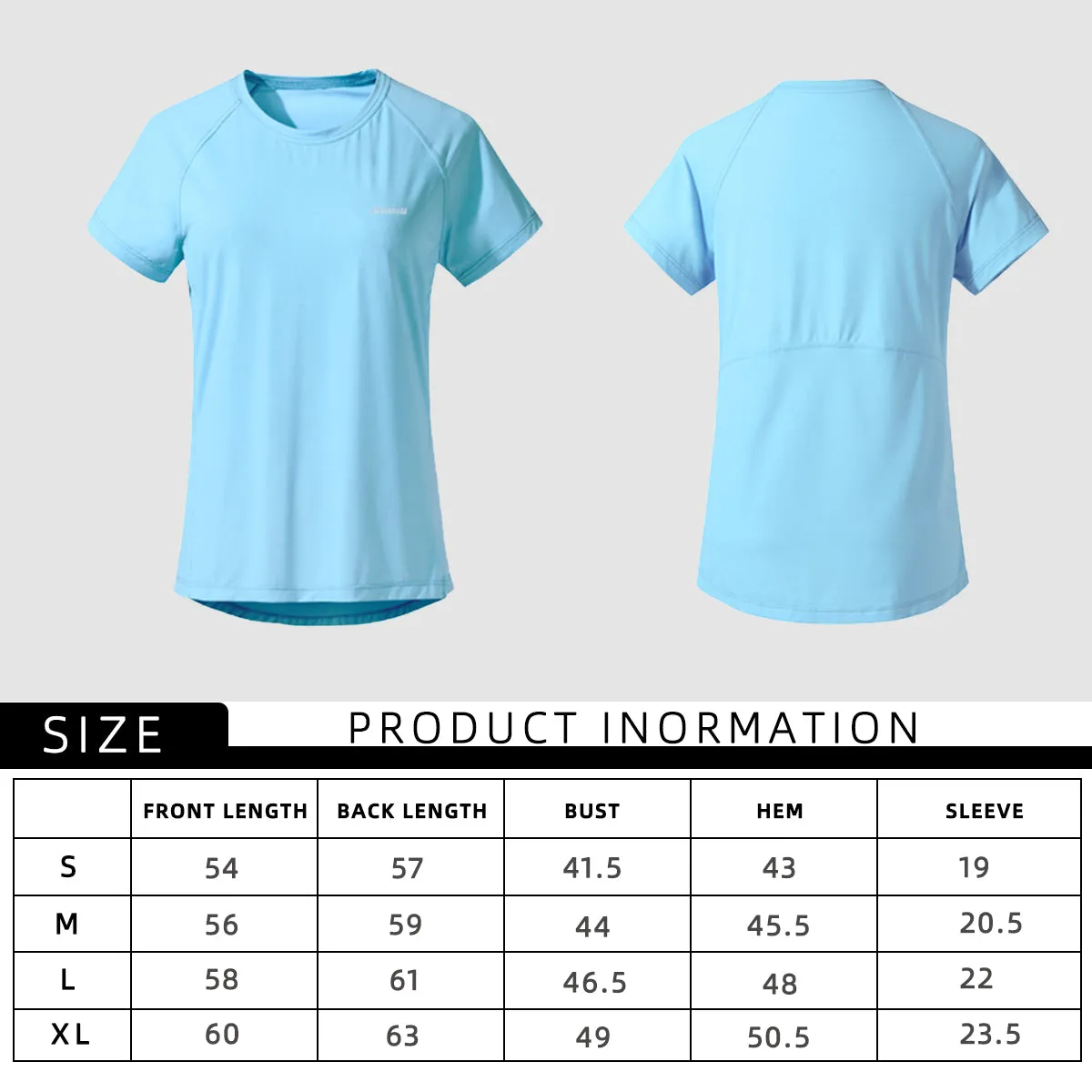 Summer Autumn FashionableQuick-drying Top Women's Short Sleeves Thin Ice Silk Breathable UPF50  Sunscreen T-shirt Fitness Running T shirt