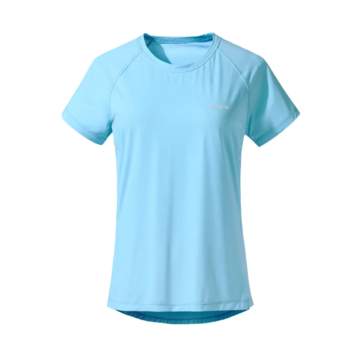 Summer Autumn FashionableQuick-drying Top Women's Short Sleeves Thin Ice Silk Breathable UPF50  Sunscreen T-shirt Fitness Running T shirt