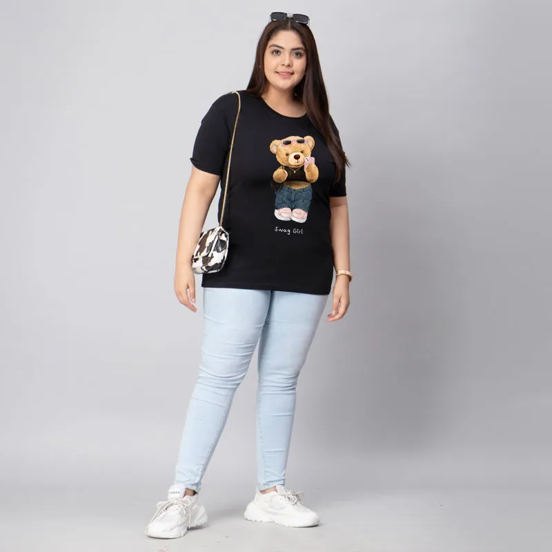 Swag Girl Plus Size Women T-Shirt