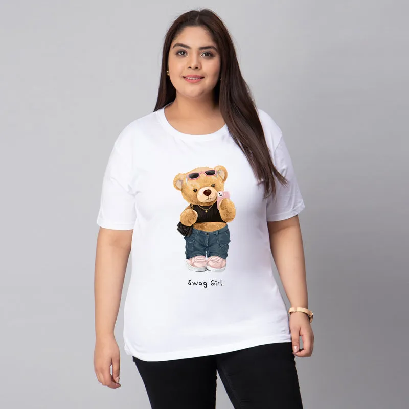 Swag Girl Plus Size Women T-Shirt