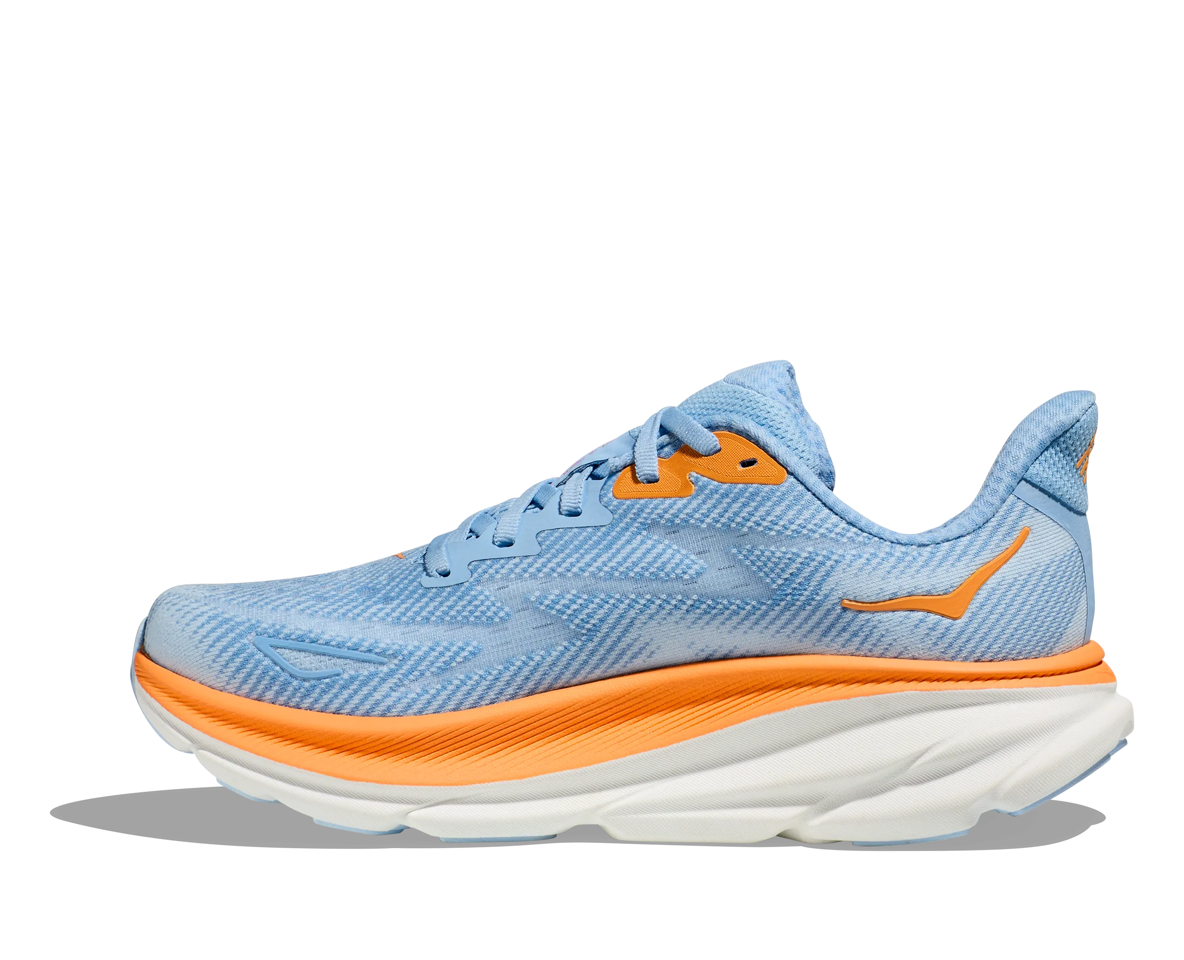 Women's Hoka One One Clifton 9 Color: Airy Blue / Ice Water (WIDE WIDTH)