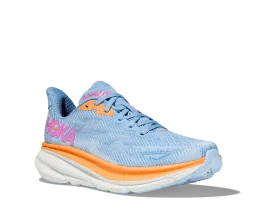 Women's Hoka One One Clifton 9 Color: Airy Blue / Ice Water (WIDE WIDTH)