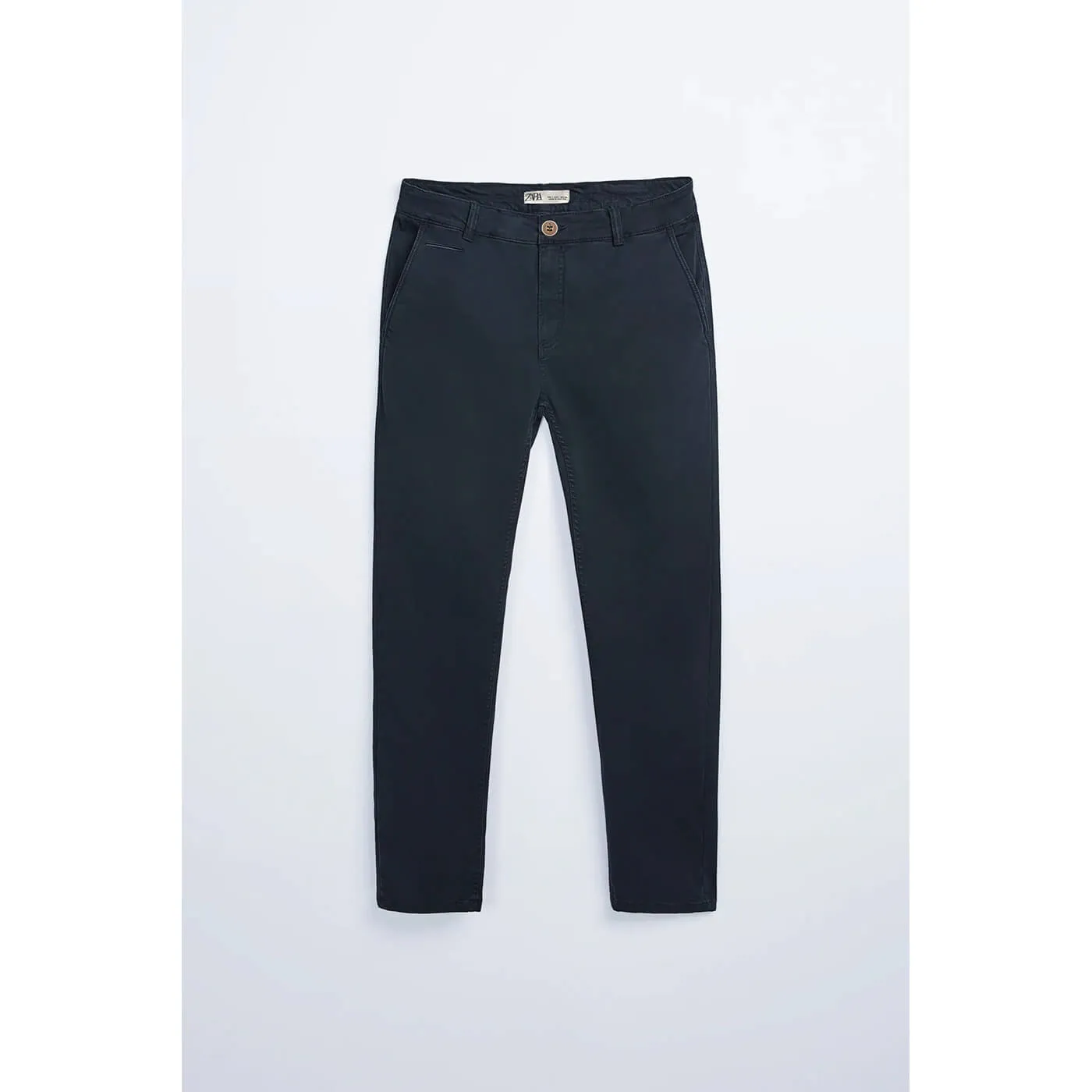 Zara Navy Slim Fit Chinos